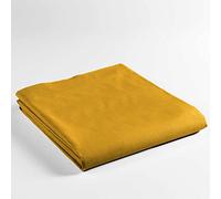 Douceur d'Intérieur Drap plat Lina 240 x 300 cm 100% coton Curry