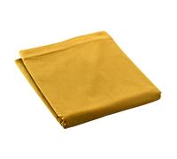 Douceur d'Intérieur Drap plat Percale 100% coton 240 x 300 cm 2 personnes Jaune