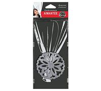 Douceur d'Intérieur, Embrasse Aimantée (L 30 x Diamètre 8 Cm) Emmy Gris/Argent, Métal Patine