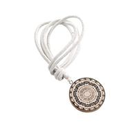 Douceur d'Intérieur, Embrasse Corde (l 41 x (0) 6 cm) Jedeo Blanc, Bois Imprimé