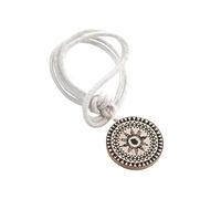Douceur d'Intérieur, Embrasse Corde (L 41 x Diamètre 6 Cm) Boussola Blanc, Bois Imprimé