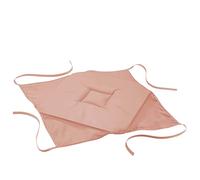 Douceur d'Intérieur, Galette 4 Rabats (36 x 36 x 3,5 cm) Essentiel Rose Poudre, Polyester Uni