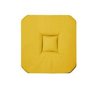 Douceur d'Intérieur, Galette 4 Rabats (36 x 36 x 3.5 cm) Panama Miel, Coton