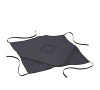 Galette 4 rabats 36 x 36 x 3.5 cm polyester uni essentiel Beton Gris