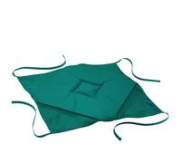 Douceur d'Intérieur, Galette 4 Rabats (40 x 40 x 3 cm) Essentiel Emeraude, Polyester Uni