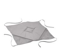 douceur d'intérieur, Galette 4 Rabats (40 x 40 x 3 Cm) Essentiel Gris, Polyester