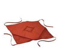 Douceur d'Intérieur, Galette 4 Rabats (40 x 40 x 3 cm) Essentiel Terracotta, Polyester