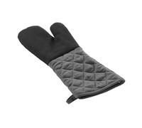 Douceur d'Intérieur, Gant (40 x 18 cm) Cuistot Anthracite, Coton Uni et Néoprène