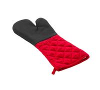 Douceur d'Intérieur, Gant (40 x 18 cm) Cuistot Rouge, Coton Uni et Néoprène