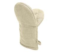 Douceur d'Intérieur, Gant-Pince (24,5 x 14,5 cm) Gourmet Naturel, Coton & Polyester Uni