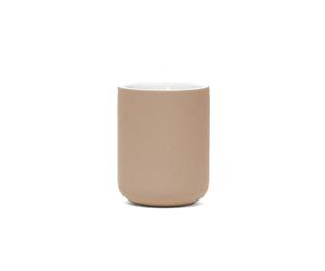 douceur d'intérieur, Gobelet (Ø 7,3 x 9,5 cm) Mambo Sable, Grès Uni Soft Touch