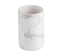 Douceur d'Intérieur, Gobelet (Diamètre 7,2 x 11 cm) Marbre Gris, Céramique Imprimée