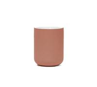 Douceur d'Intérieur, Gobelet (Diamètre 7.3 x 9.5 cm) Mambo Terracotta, Grès Soft Touch