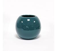 Douceur d'Intérieur, Gobelet (Diamètre 9,2 x 9 cm) Bullea Bleu/Emeraude, Céramique Unie