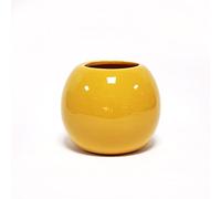 douceur d'intérieur, Gobelet (Diamètre 9,2 x 9 cm) Bullea Ocre, Céramique Unie