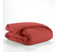 Douceur d'Intérieur Housse de couette Lina 100% coton 140 x 200 cm Terracotta