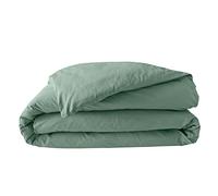 Douceur d'Intérieur Housse de couette Percaline – Percale de coton Tilleul – 240 x 220 cm