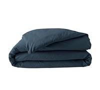 Douceur d'Intérieur Housse de couette Percaline 100% percale de coton 260 x 240 cm Bleu nuit
