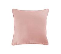 Douceur d'Intérieur, Housse de Coussin (40 x 40 cm) Panama Rose Poudre, Coton Uni