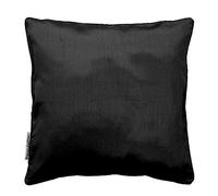Douceur d'Intérieur, Housse de Coussin (40 x 40 cm) Shana Noir, Shantung Uni