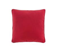 Douceur d'Intérieur, Housse de Coussin (40 x 40 cm) Twily Rouge, Coton/Polyester Recyclé