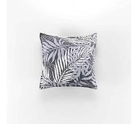 douceur d'intérieur, Housse de Coussin (45 x 45 cm) Hazel Gris, Microfibre Imprimée