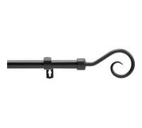 Douceur d'interieur - Kit de tringle à rideaux extensible ARABESQUE - L. 210 à 380 cm - Noir - Arabesque Noir G