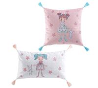 Douceur d'Intérieur Lot de 2 Coussins Zoé