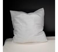 Douceur d'Intérieur, Lot de 4 Protèges Oreillers Jetables (63 x 63 cm) Jessy Blanc