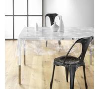 Douceur d'Intérieur – Nappe Cristal Danela 140 x 240 cm PVC imprimé Blanc 14/100E