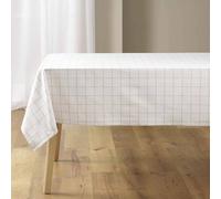 Douceur d'Intérieur, Nappe Rectangle (140 x 240 cm) Axel Naturel, Coton & Polyester Tissé