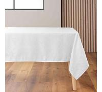 Douceur d'Intérieur, Nappe Rectangle (140 x 240 cm) Doriane Blanc, Jacquard