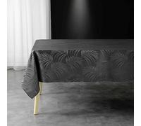 Nappe Jacquard "Plumette" 140x240cm Anthracite Anthracite G