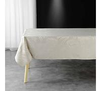Douceur d'Intérieur, Nappe Rectangle (140 x 240 cm) Plumette Lin, Jacquard