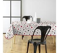 Douceur d'Intérieur – Nappe Suzette rectangulaire 140×240 cm PVC imprimé naturel