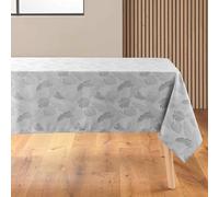 Douceur d'Intérieur Nappe Enola Jacquard imprimé 140x250 cm Gris