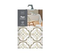 Douceur d'Intérieur, Nappe Rectangle (145 x 240 cm) Costaria Naturel, Polyester Imprimé