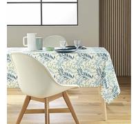 Douceur d'Intérieur Nappe Rectangle (145 x 240 cm) Costaria Sauge, Polyester Imprimé