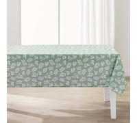 Douceur d'Intérieur, Nappe Rectangle (145 x 240 cm) Milova Sauge, Polyester Imprimé