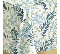 Douceur d'Intérieur Nappe rectangulaire Nedelia antitache polyester imprimé 145 x 240 cm Sauge