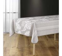 Douceur d'Intérieur – Nappe rectangulaire Ambrine – Polyester imprimé antitache – 150 x 240 cm