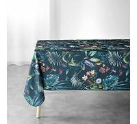 Douceur d'Intérieur Nappe Rectangle Féerie Emeraude Polyester imprimé 150 x 240 cm