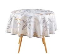 douceur d'intérieur, Nappe Ronde (Diamètre 180 cm) Miraline, Polyester Imprimé