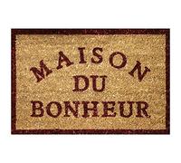 paillasson rectangle 40 x 60 cm coco imprime bonheur Multicolore G