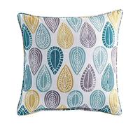 douceur d'interieur PALPITO Coussin Passepoil, Polyester, Blanc, 1 Unité (Lot de 1)