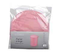 douceur d'Intérieur Panier à Linge Pop-Up (0) 38 X 50 cm Polyester Uni Vitamine Rose Poudre