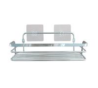 douceur d'intérieur, Panier de Douche (26.4 x 10.5 x 8.5 cm) Filaire Premium Chrome, Métal