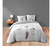 Douceur d'Intérieur – Parure de lit Happy Dream 3 pièces 240 x 220 cm 100% coton