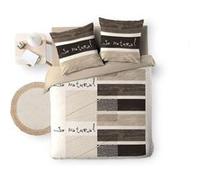 Douceur d'intérieur - Parure de lit MANALA - 100% coton - 220 x 240 cm - Douceur d'intérieur Multicolore G