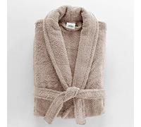 Douceur d'Intérieur, Peignoir de Bain, 100% Coton, Tendresse, Taupe